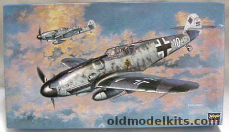 Hasegawa 1/48 Messerschmitt Bf-109 G-6 - J.Gr.50 Oblt Alfred Grislawski / 11/JG27 Obfw. Heinrich Bartels, JT47 plastic model kit